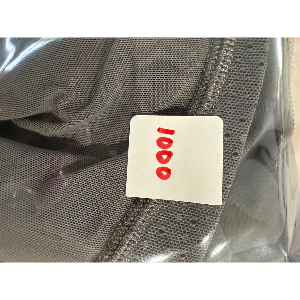 Lululemon Gray Mesh Panels High Rise Workout‎ Leggings Yoga Pants Womens Size 4